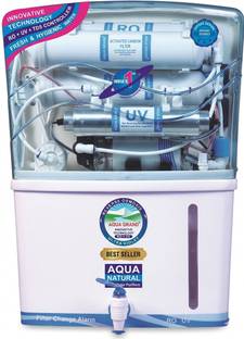 Sure from Aquaguard AQ-GRAND-12L-RO-UF-UV-TDS-MIN 12 L RO + UV + UF + TDS + Mineral Water Purifier
