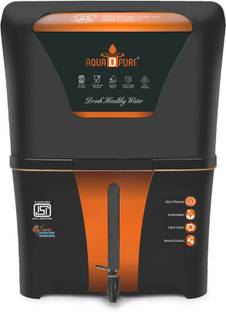 AquaDpure Water Purifier With Active Copper + Alkaline RO+UV+UF+TDS Water Filter for Home 12 L RO + UV...