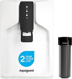Aquaguard Enrich Vector RO+UV+MC 2X Water Purifier | 2 Year Filter Life 6 L RO + UV + Minerals Water P...