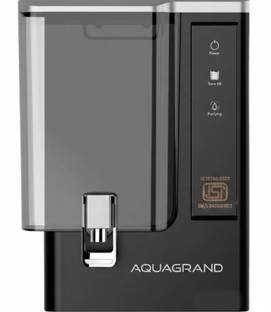 Aquagrand Glam Edition With Smart LED Indicators 8 L RO + UV + UF + TDS Control Water Purifier
