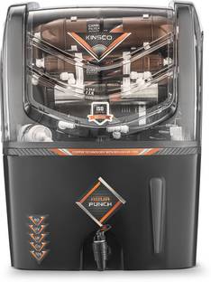 Kinsco Aqua Punch Copper Charge Ro 15 L RO + UV + UF + TDS + Copper Water Purifier with Prefilter and ...