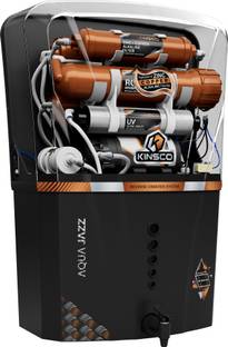 Kinsco Aqua Jazz ISI Mark 15 L RO + UV + CU Guard + Alkaline Enhancer + Mineral Water Purifier