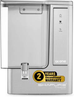 SHAPURE Titanium LX ONE RO 8-Stage Filtration | 2-Year Unconditional Warranty | Storage 10 L RO + UV +...