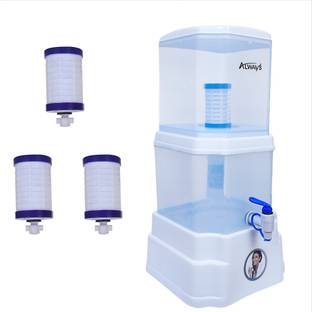 Always Gravity based Water mineral Filter And Purifier + 3 extra Dust Candles 15 L Gravity Based Water...
