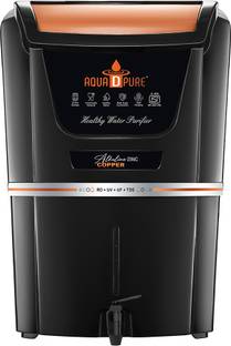 AquaDpure 12-Litre RO Water Purifier With Zinc Bio Alkaline filteration Technology 12 L RO + UF + TDS ...