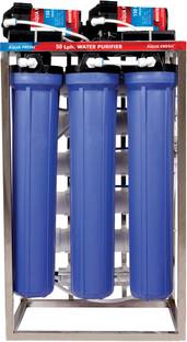 JAIN AQUA FRESH 50 LPH Commercial Water Purifier Plant Stainless Steel 50 L RO + UV Water Purifier