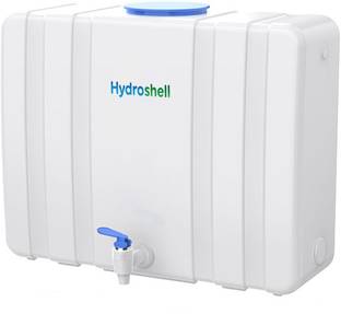 Hydroshell Reject and Waste Water Collecting Translucent Tank 15 L  Water Purifier 15 L RO Water Purif...