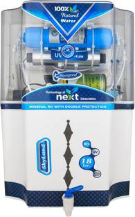 Aquagrand SKYLAND Model 18 L ALKALINE VITAMIN B12 Advanced Tech for Pure & Healthy 18 L RO + UV + UF +...