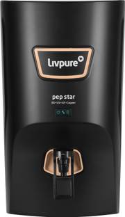LIVPURE LIV-PEP-STAR-COPPER 7 L RO + UV + UF + Minerals + Copper Water Purifier