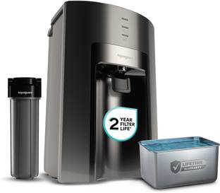 Aquaguard Sure Delight Aquasaver RO+UV+UF+MC SS 2X 5 L RO + UV + UF Water Purifier Stainless-steel Tan...