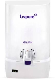LIVPURE LIV-GLITZ-SILVER 7 L RO + UF + Minerals Water Purifier