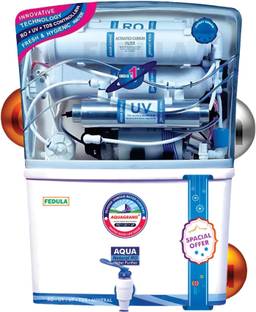 fedula Aqua Grand RO Z Plus Reverse Osmosis 12 L RO + UF + UV + UV_LED + TDS Control Water Purifier
