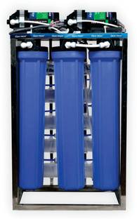 JAIN AQUA FRESH 50 LPH Commercial UV Protection RO Water Purifier Plant Stainless Steel 50 L RO + UV +...