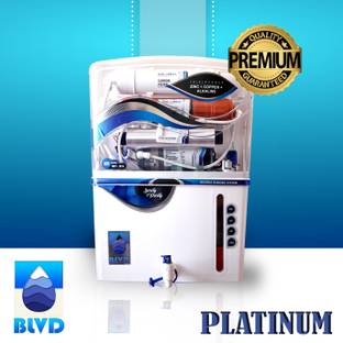 BLVD RO UV UF TDS Platinum Model 10 L RO + UV + UF + TDS + ALK + Copper Water Purifier