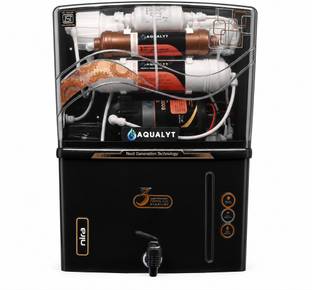 AQUALYT Nira RO+UV+UF+TDS+Copper Alkaline Purifier for Tap, Municipal & Borewell Water 15 L RO + UV + ...