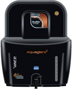 Aqua Glare Copper Alkaline Technology , NO RO, NO Booster Pump, NO Membrane 12 L UV Water Purifier