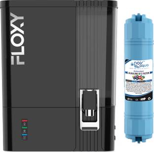 Noir Aqua Floxy 8 Stage RO Water Purifier with B12 Alkaline Filter for Home & Office 10 L RO + UV + UF...