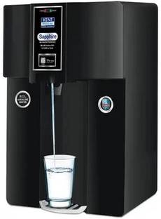 KENT Sapphire BLACK 8 L RO + UF + Inline UV + Alkaline + TDS Control + UV LED Water Purifier