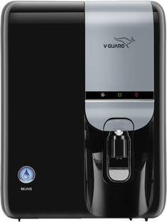 V-Guard Rejive RO UF Alkaline Mineral Water Purifier | 100% RO with 40% Water Recovery | 6.5 L RO + UF...