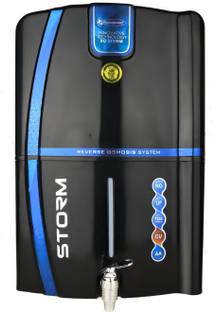 Earth Ro System Storm Full Black Model with Copper filter and TDS controller 12 L RO + UF + Minerals +...