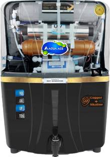 Aqua Ace Copper + Alkaline RO Water Purifier For Home & Office 12 L RO + UV + UF + TDS Control + Alkal...