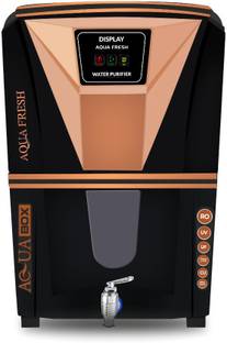 Aqua Fresh Crystal black LED COPPER+RO+UV+TDS 12 L electric borew