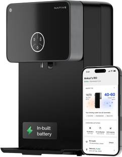 NATIVE By Urban Company M2 Pro 8 L RO + UV + Alkaline + Minerals Water Purifier 10-Stage Smart Water P...