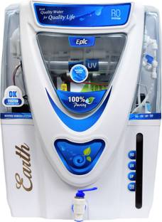 Earth Epic Model with TDS Controller 12 L RO + UV + UF + TDS Water Purifier