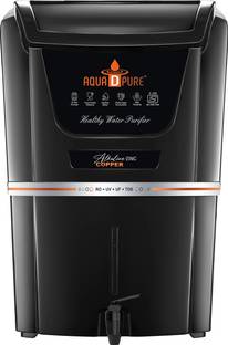 AquaDpure Zinc Copper Alkaline Filter with Multiple Water Source Compatibility 12 L RO + UV + UF + TDS...