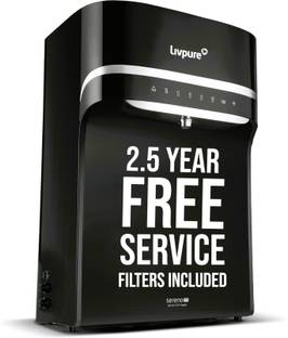 LIVPURE LIV-SERENO-SS 5.5 L RO + UV + UF + Minerals + Copper Water Purifier 2.5 Years of Service - All...