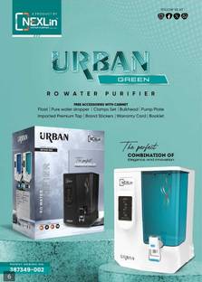 NILE URBAN 10 L RO + UV + TDS Control Water Purifier