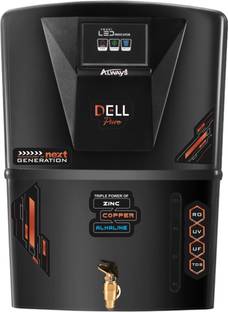 Always Dellpure Zinc Copper 9 Stage Purification Water purifier With LED INDICATOR 12 L RO + UV + UF +...