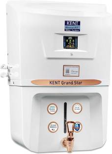 KENT GRAND STAR 9 L RO + UV + UF + TDS Control + Alkaline + UV in Tank Water Purifier