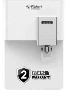 Flipkart SmartBuy PureAura |Needs No Service for 2 Years | 9 L RO + UV + UF + Copper + Alkaline + Mine...