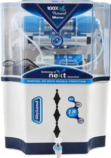 AQUA SKYLAND Model 18 L ALKALINE INE B12 18 L RO + UV + UF + TDS Water Purifier