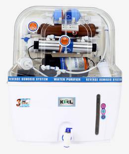 Keel Mineral Ro Copper Swift 15 ltr + Water Filter 15 L RO + UV + UF + TDS Water Purifier with Prefilter