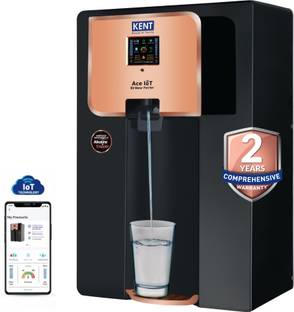 KENT ACE Iot Zero Service Cost For 2 Years 8 L RO + UV + UF + Copper + Alkaline + TDS Control Water Pu...