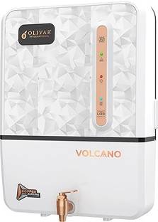 BLVD OLIVAR VOLCANO 10 L RO + UV + UF + Copper + Alkaline + Minerals Water Purifier