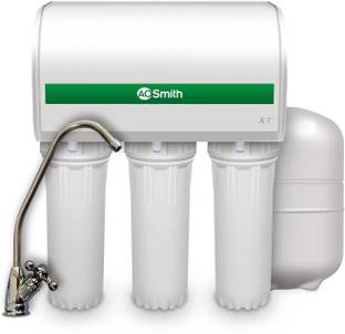 AO Smith X5+ 7.5 L RO Water Purifier | 100% RO + Min-Tech (Mineraliser Technology)|6-Stages of Purification| Under the Sink placement| Suitable for all - Borewell, Tanker, Municipality Water