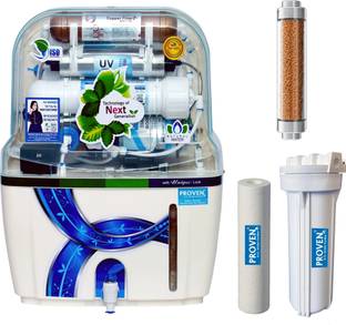 proven Water Purifier 14 Stage Protection TDS Adjuster 15 L RO + UV + UF + Minerals Water Purifier