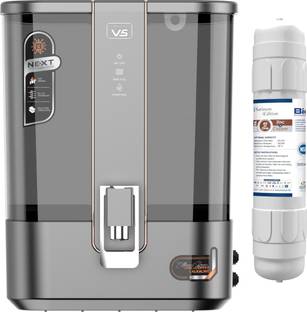 Noir Aqua V5 Water Purifier with BIO+ H2AAA (Copper,Alkaline & Zinc) 8 Stage 2yr life 9 L RO + UV + UF...