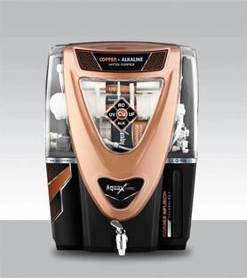 AQUA Epic Black With Alkaline Vitamin B12 Filter 15 L RO + UF + Minerals + Copper Water Purifier