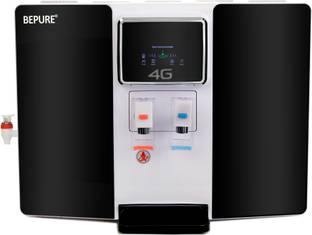 BePURE 4G pH Black Hot and Cold with Smart LED functions 9 L RO + UV + UF + Copper + Alkaline + TDS Co...