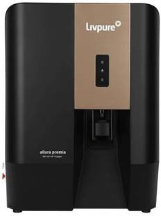 LIVPURE LIV-ALLURA-PREMIA 7 L RO + UV + UF + Copper + Alkaline + Minerals Water Purifier