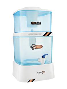 AquaDart HydroX Gravity Water Purifier UF Technology Based Non-Electric Smart Design 20 L Gravity Base...