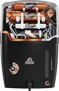 Kinsco Aqua Punch Pro Max 21 L With ISI Mark Ro+Uv+Uf+Tds Adjuster 21 L RO + UV + UF + TDS + ALK + Copper Water Purifier
