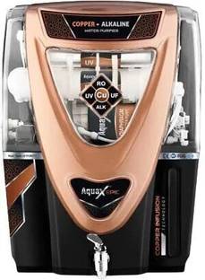 AQUA Fresh Epic Black Fully Automatic RO Active Copper Tech Water Purifier 12 L RO + UV + UF + Copper ...