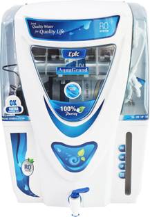 Aquagrand Epic model 12 Ltr +Copper Water Purifier 12 L RO + UV + UF + TDS Water Purifier