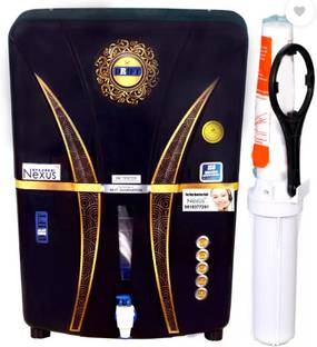 nexus pure DRIFT 4 COPPER + ALKALINE 14 L RO + UV + UF + TDS Water Purifier