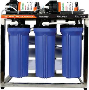 JAIN AQUA FRESH 25 LPH Liter Per hour Commercial RO Water Purifier Plant Stainless Steel 25 L RO + UV ...